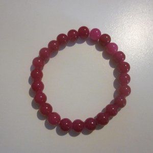 Purple/Pink Stretch Bracelet